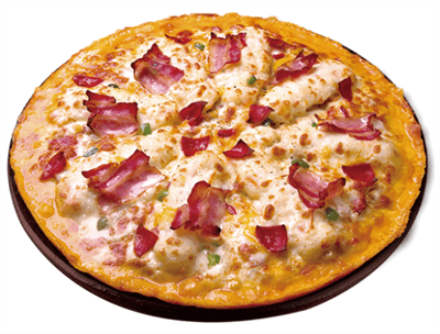 오구쌀피자 베이컨 포테이포 피자 1