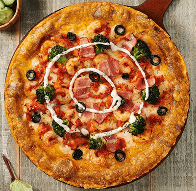 피자알볼로 새우 피자 1